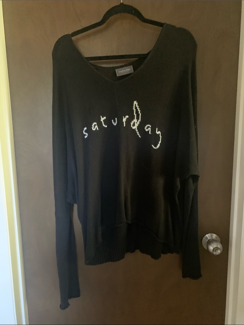 Wooden Ships ‘Saturday’ V-Neck Sweater